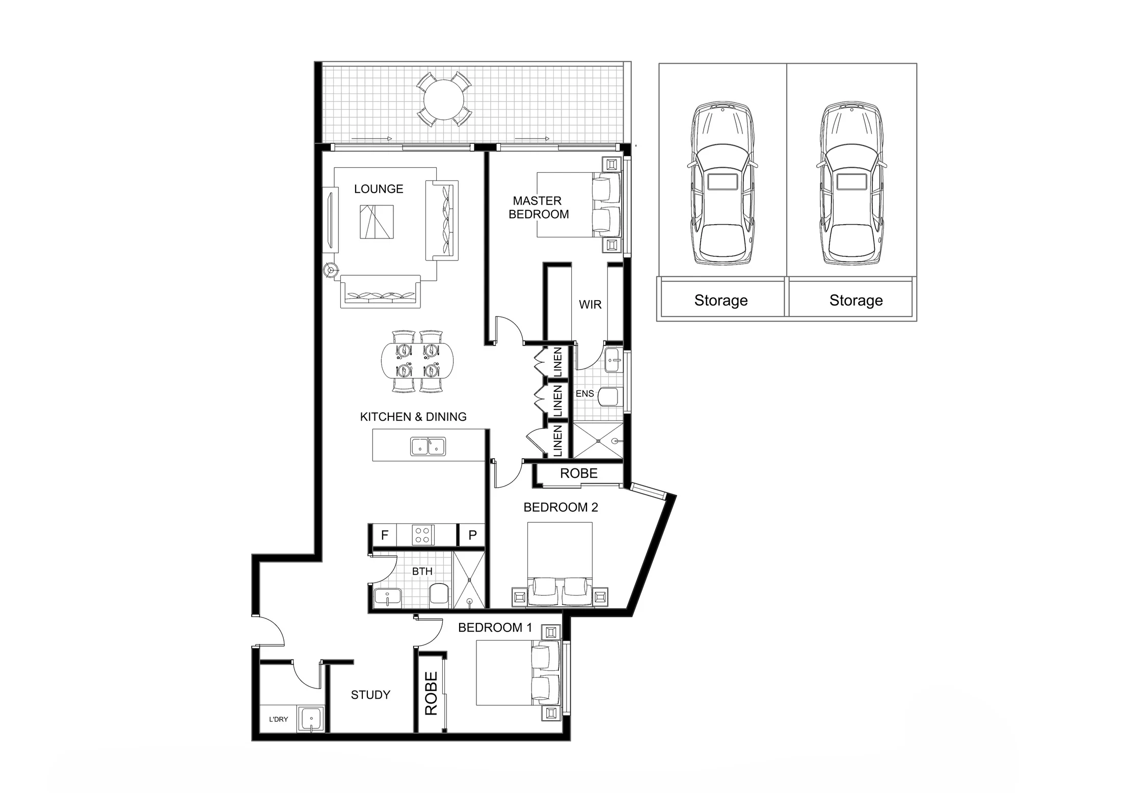 2D floor plan sample 01