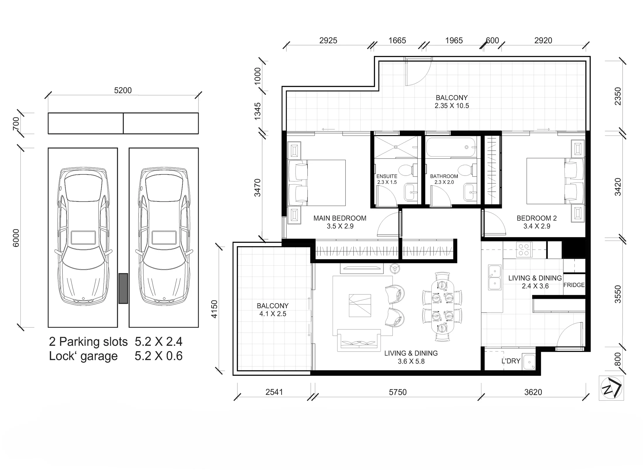 2D floor plan sample 03
