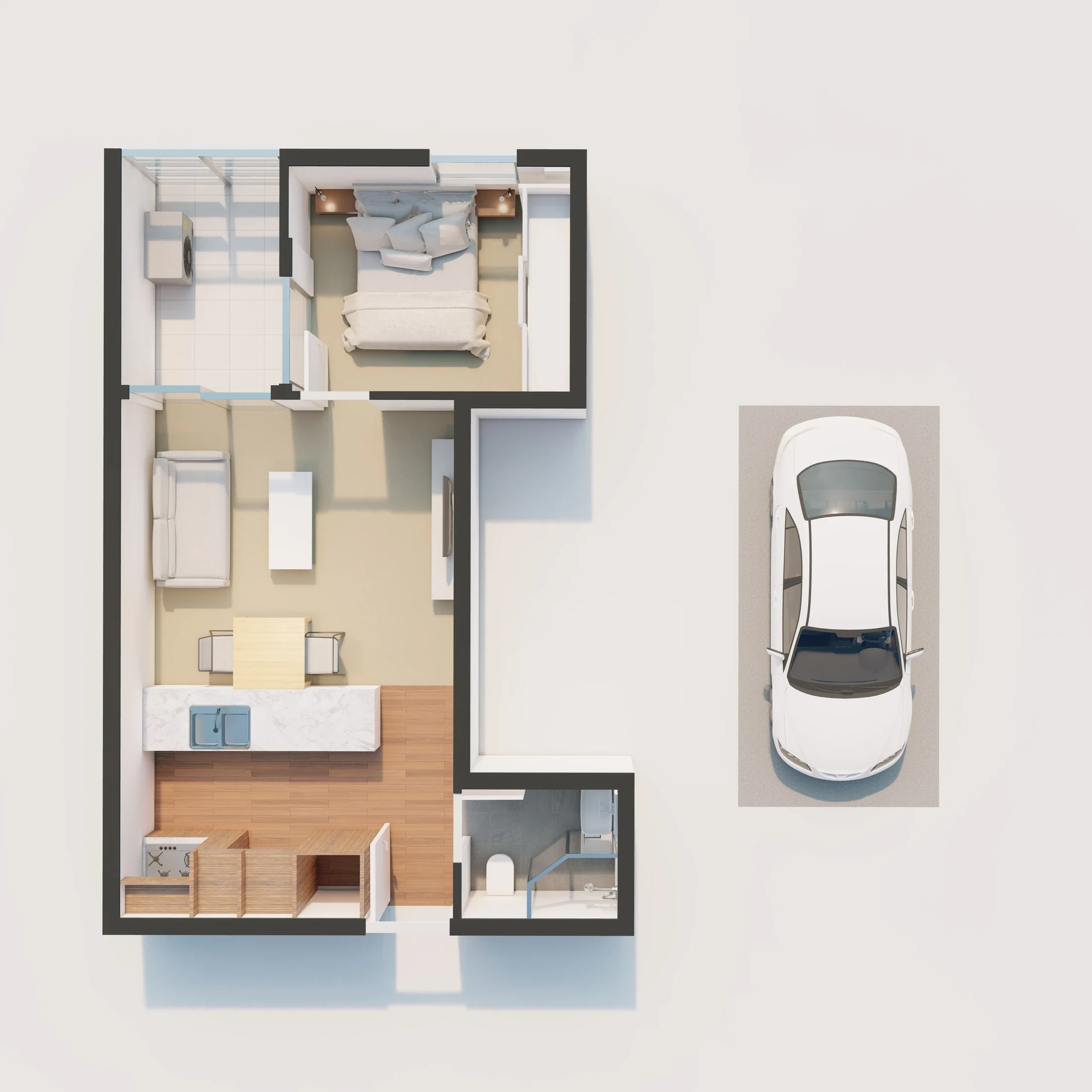 3D floor plan sample 01